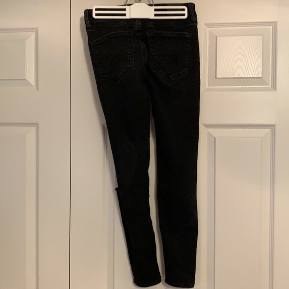 black ripped jeggings - Picture 3 of 3